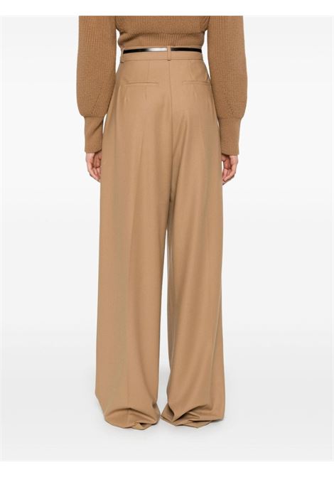 Pantalone oversize in lana stretch kiens in beige Maxmara sportmax - donna MAXMARA SPORTMAX | 2422136022600008